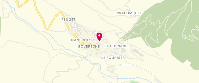 Plan de Boucherie de Peisey-Nancroix, Rue Monts d'Argent, 73210 Peisey-Nancroix