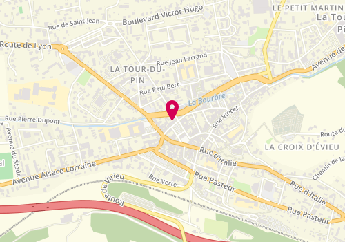 Plan de La Boucherie des Alpes, 5 Rue des Récollets, 38110 La Tour-du-Pin
