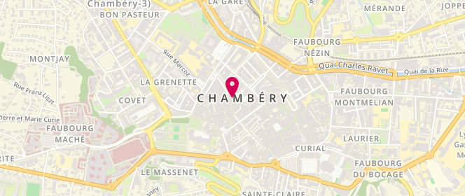 Plan de Boucherie du Sénat, 8 Rue du Sénat de Savoie, 73000 Chambéry