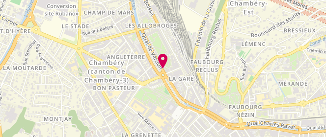 Plan de Boucherie-Charcuterie Philippe Guy, 38 Quai de Verdun, 73000 Chambéry
