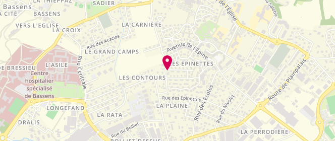 Plan de Bouch Charcut Madelon et Sylvain Sm, 548 Rue du Granier, 73230 Saint-Alban-Leysse