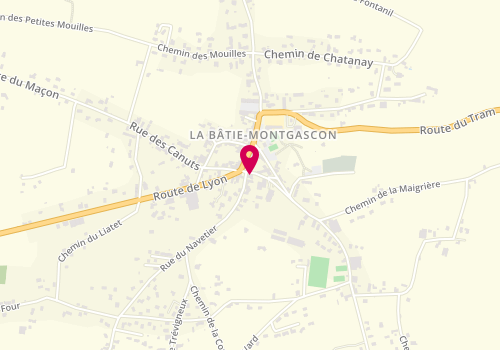 Plan de L'Etal Batiolan, 32 Rue des Tisserands, 38110 La Bâtie-Montgascon