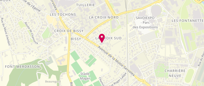 Plan de Boucherie Ayet, 56 Rue des Bissières, 73000 Chambéry