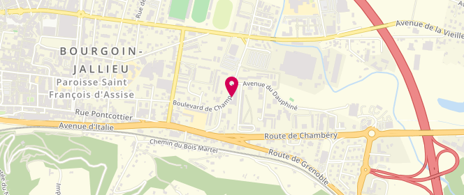 Plan de Félix, 24 Boulevard de Champaret, 38300 Bourgoin-Jallieu