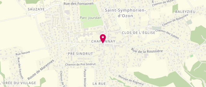 Plan de Boucherie Alex, 1 Route de Marennes, 69970 Chaponnay