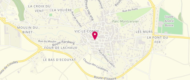 Plan de Maison Villerette, 102 Boulevard du Jeu de Paume, 63270 Vic-le-Comte