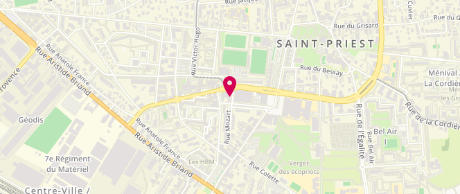 Plan de Boucherie Soltani, 9 Bis Rue Mozart, 69800 Saint-Priest
