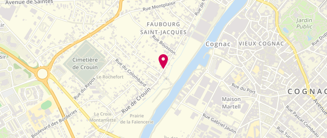 Plan de VIGNAUD Jean, Centre Commercial de Croui
44 Boulevard des Borderies, 16100 Cognac