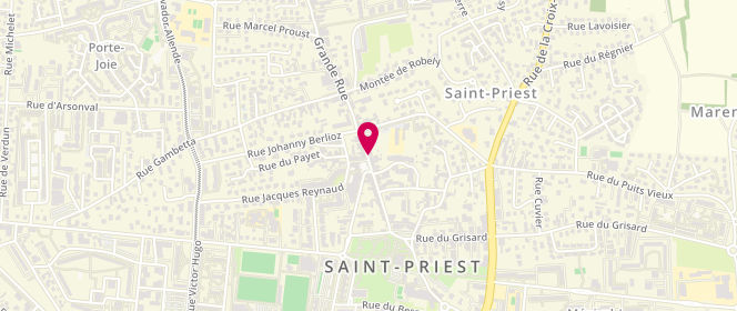Plan de Boucherie du Village, 24 Grande Rue, 69800 Saint-Priest