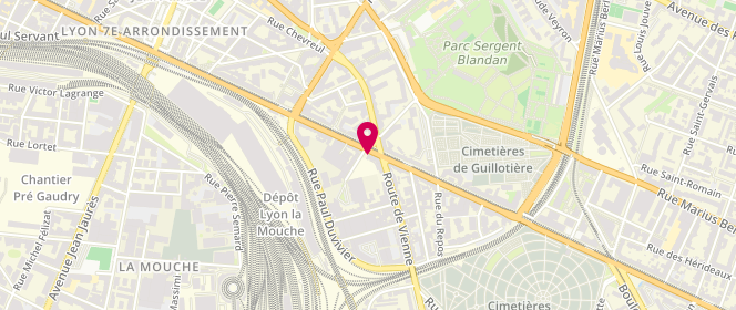 Plan de Boucherie Berthelot, 148 avenue Berthelot, 69007 Lyon