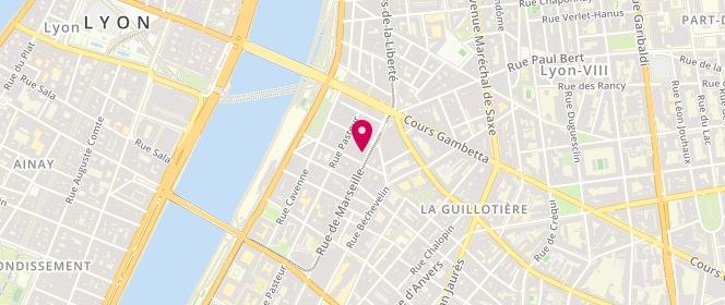 Plan de Boucherie Bachir, 6 Rue de Marseille, 69007 Lyon