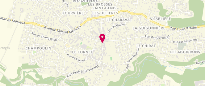 Plan de Boucherie Carrara, 3 Rue de la Mairie, 69290 Saint-Genis-les-Ollières