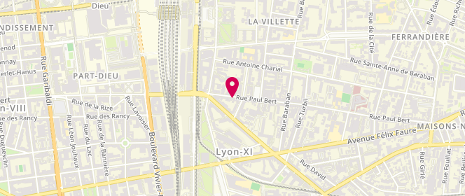 Plan de Boucherie de la Villette, 216 Rue Paul Bert, 69003 Lyon
