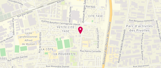 Plan de Boucherie de la Tase, 70 avenue Roger Salengro, 69120 Vaulx-en-Velin