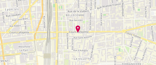 Plan de Boucherie Lafayette, 270 Cr Lafayette, 69003 Lyon