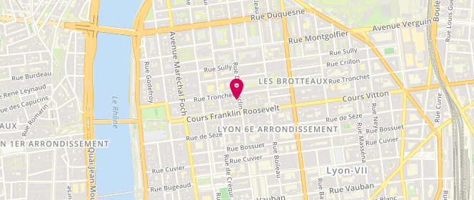 Plan de Boucherie G et C Matias, 92 Rue Duguesclin, 69006 Lyon
