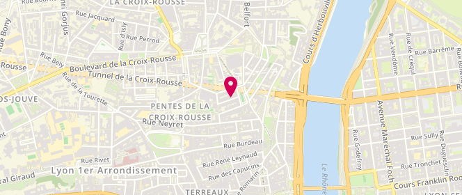Plan de Bouhours Fabrejon Triperie et Lyonnaiseries, 9 Rue Lemot, 69001 Lyon