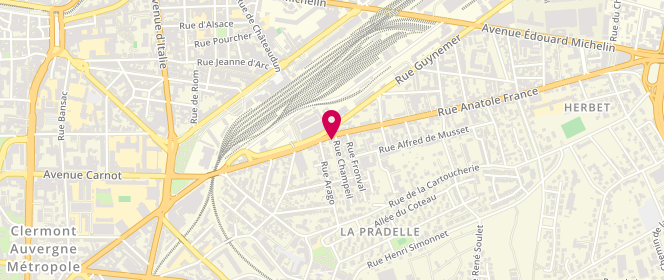 Plan de Boucherie Magnol, 52 Rue Anatole France, 63000 Clermont-Ferrand