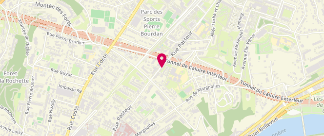 Plan de Boucherie Centrale caluire, 70 Rue Pasteur, 69300 Caluire-et-Cuire