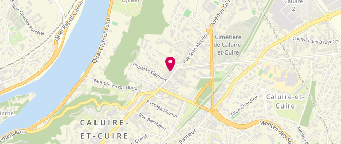 Plan de Boucherie Charcuterie Eric BERAUD Caluire et Cuire, 53 Rue Jean Moulin, 69300 Caluire-et-Cuire