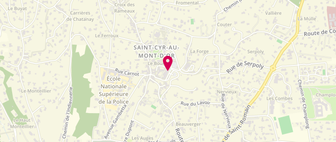 Plan de Boucherie Saint Cyr, 1 République, 69450 Saint-Cyr-au-Mont-d'Or