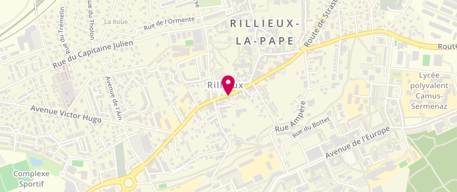 Plan de Boucherie Centrale de Rillieux, 2984 Route de Strasbourg, 69140 Rillieux-la-Pape