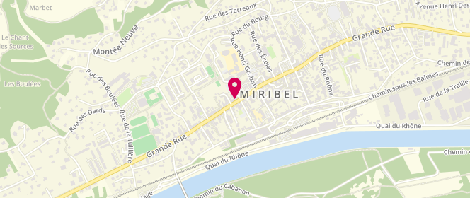 Plan de Le Mirigrill, 811 Grande Rue, 01700 Miribel