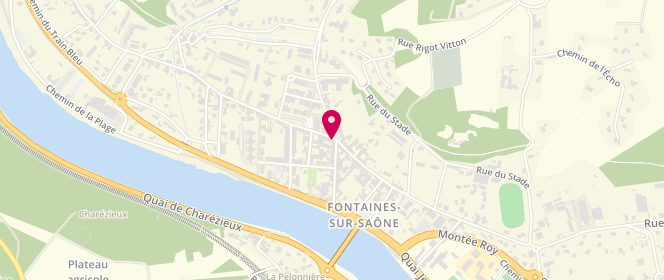 Plan de Maison Poulard, 64 Rue Gambetta, 69270 Fontaines-sur-Saône