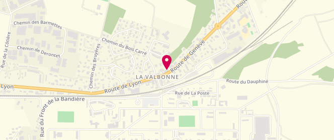 Plan de Au Bon Palais, 93 Route de Genève, 01360 Béligneux