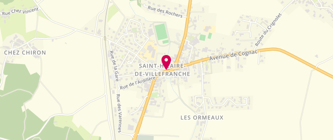 Plan de Les Fines Goules, 4 avenue de Saintes, 17770 Saint-Hilaire-de-Villefranche