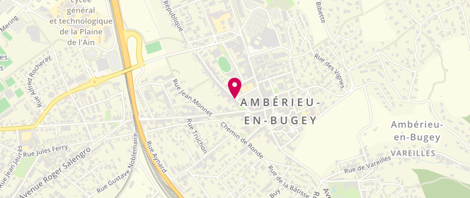 Plan de Au Boeuf Charollais, 8 Place du Champ de Mars, 01500 Ambérieu-en-Bugey