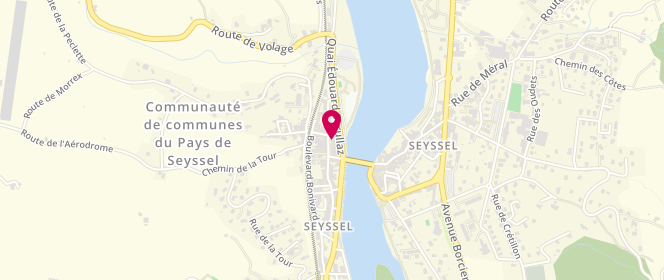 Plan de Boucherie du Rhône, 3 place de la République, 01420 Seyssel