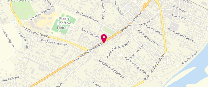 Plan de Saveurs de l'Orient, 39 Rue de Villemontais, 42300 Roanne