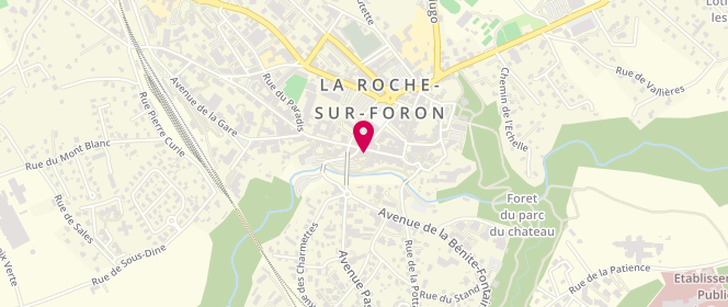 Plan de Ros'Bif, 60 Rue Perrine, 74800 La Roche-sur-Foron