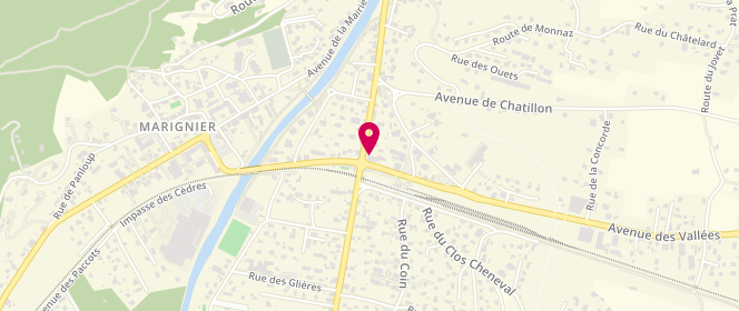 Plan de Boucherie Charcuterie Didier Bocquet, 26 avenue du Vieux Pont, 74970 Marignier