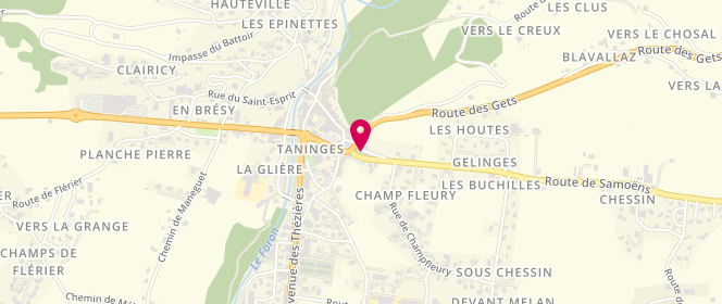 Plan de Boucherie Lison, 17 Rue de la Poste, 74440 Taninges