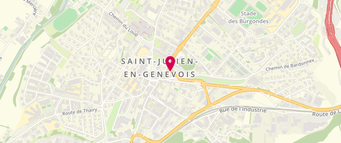 Plan de Prim'saveurs 74 boucherie-halal, 4 Rue Berthollet, 74160 Saint-Julien-en-Genevois