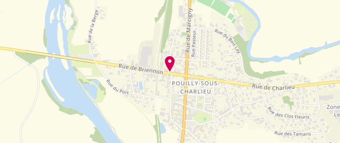 Plan de L'Empreinte Charollaise, 112 Rue de Briennon, 42720 Pouilly-sous-Charlieu