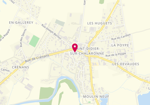 Plan de Le Petit Boucher, 78 Rue du Centre, 01140 Saint-Didier-sur-Chalaronne