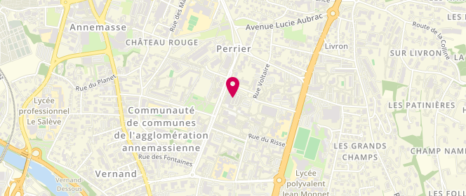 Plan de Boucherie du Perrier, Centre Commercial du Perrier
21 avenue de Verdun, 74100 Annemasse