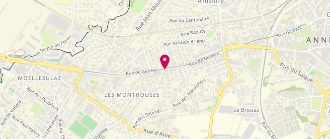Plan de Boucherie du Bel'Os, 1 Rue des Bellosses, 74100 Ambilly