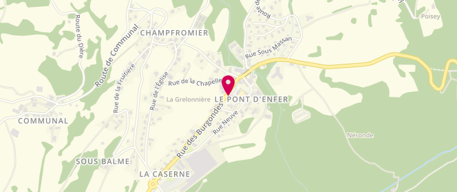 Plan de Boucherie Chapuis, 573 Route de Burgondes, 01410 Champfromier