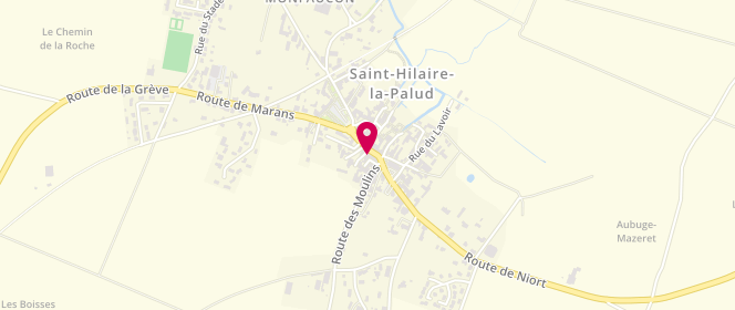 Plan de La Boucherie d'Ô Mara, 5 Grande Rue, 79210 Saint-Hilaire-la-Palud