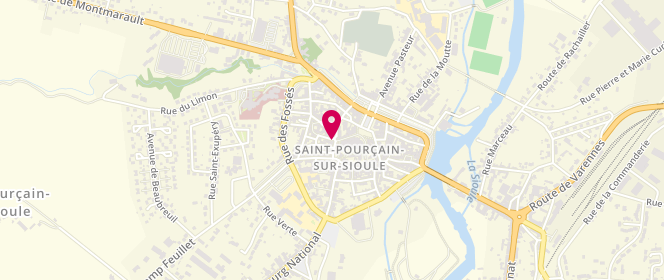 Plan de Bidaud Marcus, 11 Rue Alsace Lorraine, 03500 Saint-Pourçain-sur-Sioule