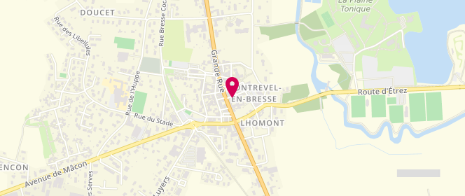Plan de Boucherie Arnaud & Cow, 11 Rue du Château, 01340 Montrevel-en-Bresse