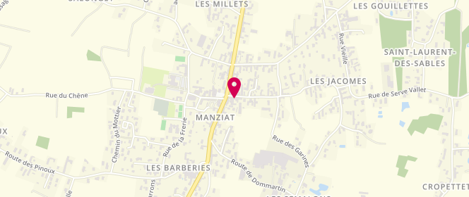 Plan de Boucherie Broyer et Fils, 36 Rue de la Résistance, 01570 Manziat