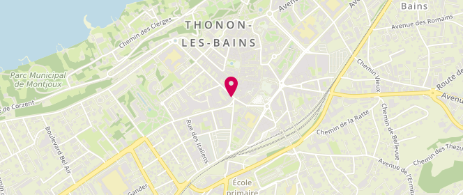 Plan de Boucherie Charcuterie Ducret, 1 Place Jules Mercier, 74200 Thonon-les-Bains