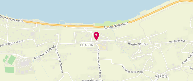 Plan de Boucherie Charcuterie Pertuiset, Route du Chef Lieu, 74500 Lugrin