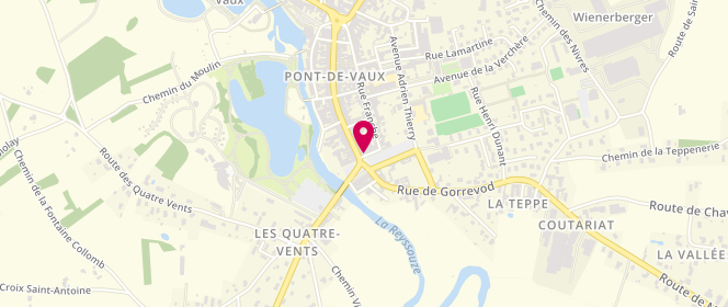 Plan de Boucherie Broyer et Fils, 93 Rue Maréchal de Lattre de Tassigny, 01190 Pont-de-Vaux