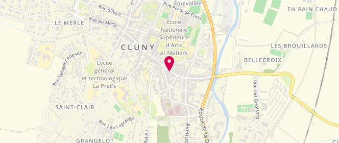 Plan de Boucherie de l'Abbaye, 15 Rue Filaterie, 71250 Cluny